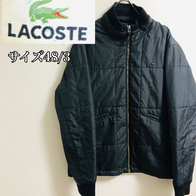 LACOSTE 【希少】ラコステ ダウンジャケット サイズM 黒ワニ ブラックの通販 by yumi's shop｜ラコステならラクマ