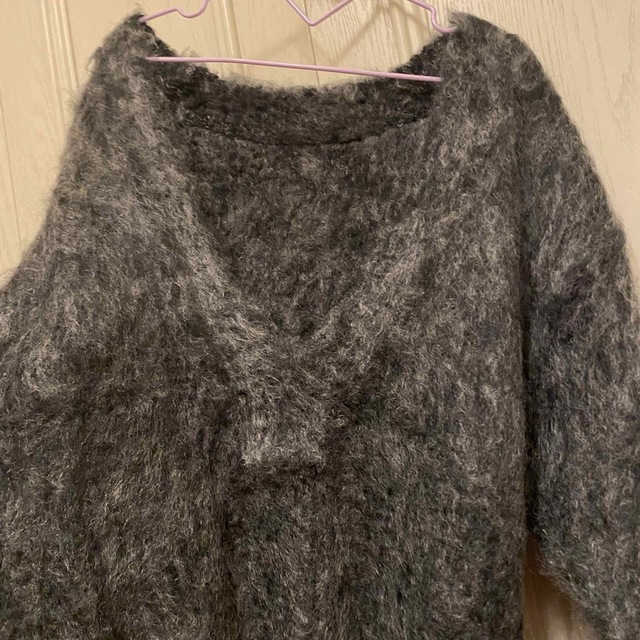 6 (ROKU)(ロク)のPerverze teddy deep v-neck knit ニット レディースのトップス(ニット/セーター)の商品写真