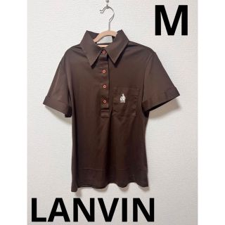 ランバン(LANVIN)のLANVIN ランバン　半袖ポロシャツ　Mサイズ(ポロシャツ)