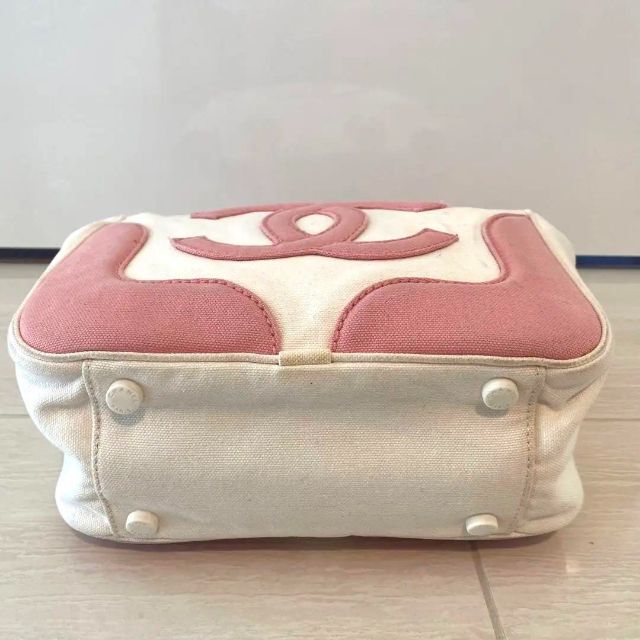 CHANEL シャネル マシュマロキャンバス ハンドバッグ ココマーク ピンク | des-heros.fr