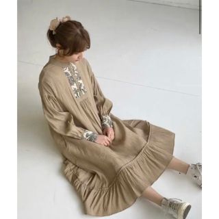 idem ＊country  waffle onepiece(ロングワンピース/マキシワンピース)