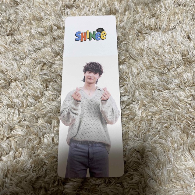 SHINee(シャイニー)のSHINee ミノ MINHO ブックマーク シーグリSynnaraミンホ 栞 ハンドメイドの文具/ステーショナリー(しおり/ステッカー)の商品写真