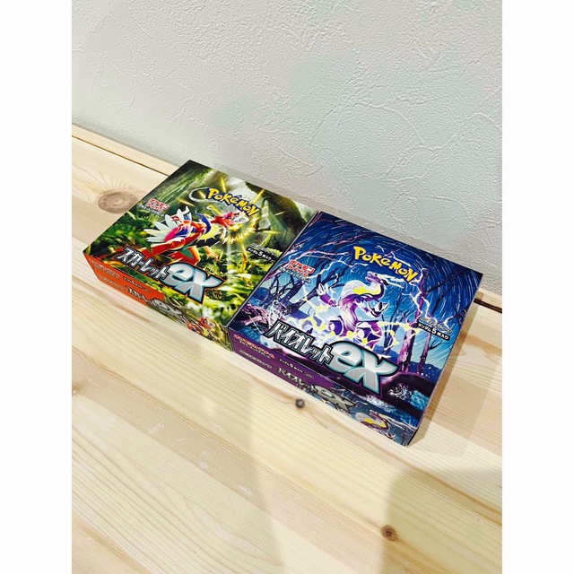ポケモンカードゲームスカーレットexバイオレットex 新品各１BOX