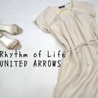 ユナイテッドアローズ(UNITED ARROWS)のRhythm of Life UNITED ARROWSリネンワンピース(ひざ丈ワンピース)