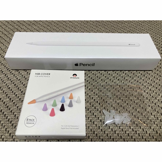 ペン先カバー付き】Apple Pencil 第2世代 【海外輸入】