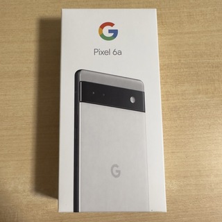 グーグル(Google)の[送料無料] Google Pixel 6a 128GB ホワイト(スマートフォン本体)