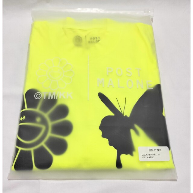 新品 POST MALONE 村上隆 Tシャツ 花 フラワー 2XL 限定 新品 POST MALONE 村上隆 Tシャツ 花 フラワー 2XL 限定