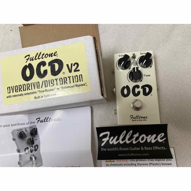 【ほぼ未使用】Fulltone OCD V2 青色LED