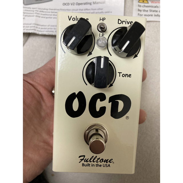 【ほぼ未使用】Fulltone OCD V2 青色LED