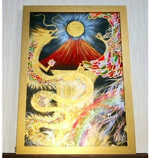 風水開運絵画*新月光樹虹羽白梟~星をつかむ者 大願成就 星の巡り