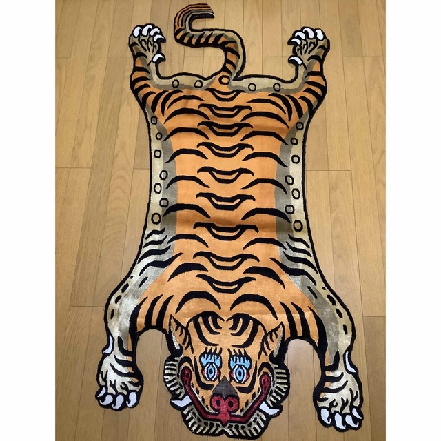 《 本物　新品　1点物 》 シルク　チベタンタイガー　BIG 約147cm 10