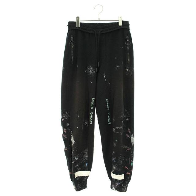 オフホワイト 17AW Galaxy Sweatpants/OMCA048F17619031 ギャラクシーペイントスウェットロングパンツ メンズ XS