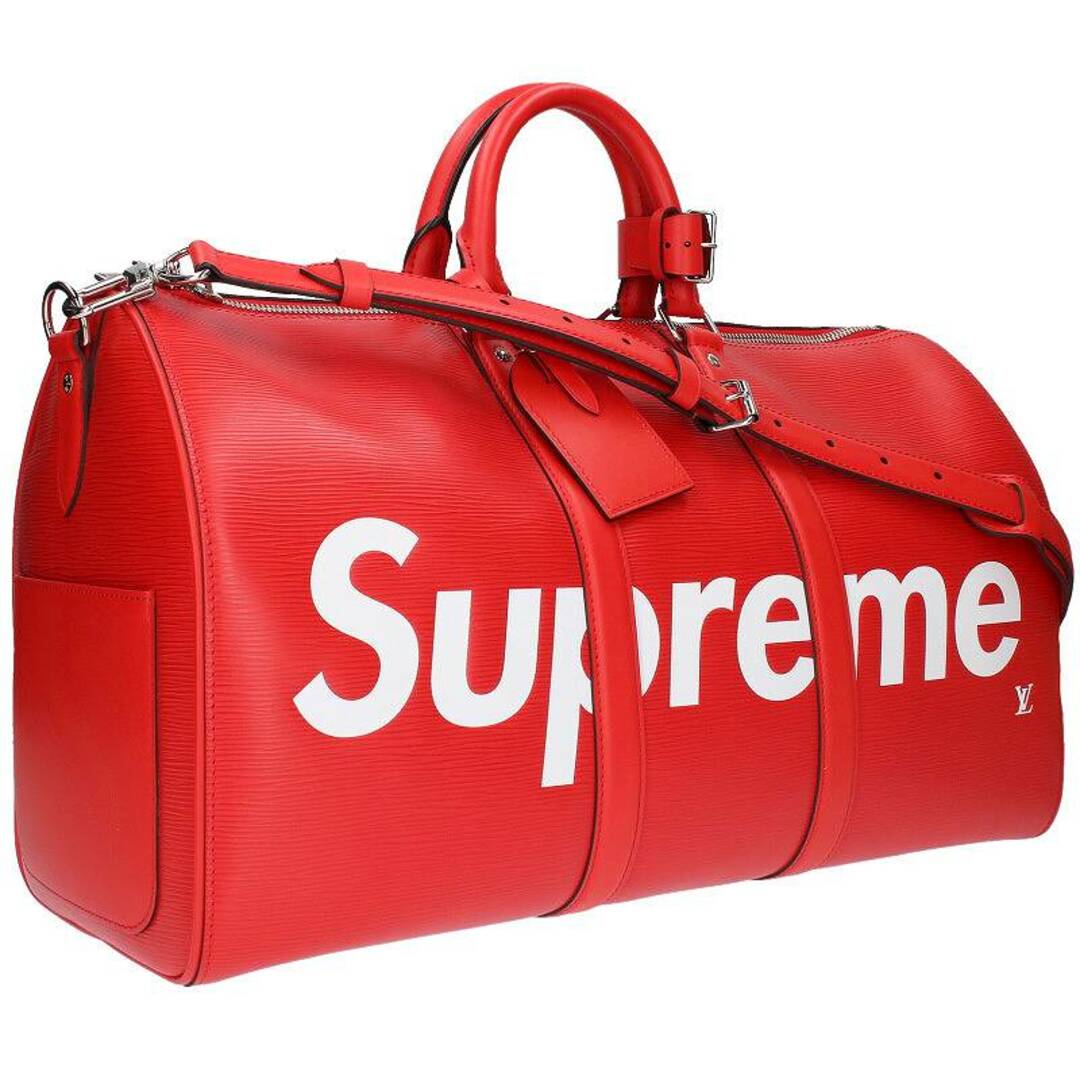 Supreme(シュプリーム)のシュプリーム ルイヴィトン 17AW LV Keepal Bandouliere 45 エピレザーキーポルバンドリエールボストンバッグ  メンズ メンズのバッグ(ボストンバッグ)の商品写真