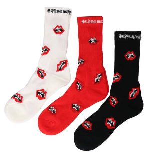 クロムハーツ(Chrome Hearts)のクロムハーツ SOCKS PPO CHOMPER 3PK チョンパー靴下ソックス メンズ L(ソックス)