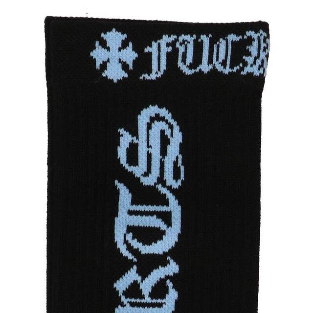 Chrome Hearts(クロムハーツ)のクロムハーツ SOCKS OLD ENGLISH 3PK オールドイングリッシュロゴ靴下ソックス メンズ S メンズのレッグウェア(ソックス)の商品写真