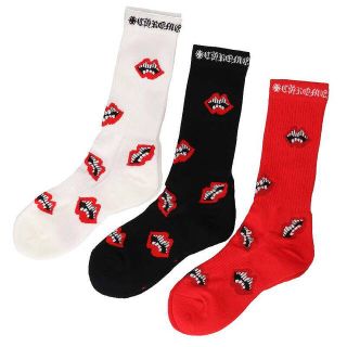 クロムハーツ(Chrome Hearts)のクロムハーツ SOCKS PPO CHOMPER 3PK チョンパー靴下ソックス メンズ S(ソックス)