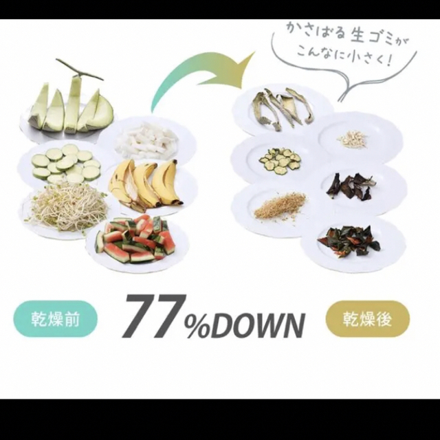 新品未使用】loofen(ルーフェン) ホワイト 生ゴミ乾燥機の通販 by