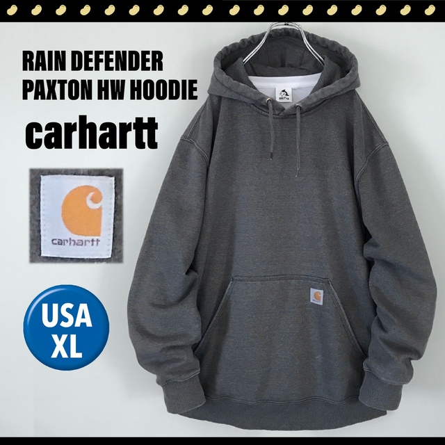 カーハート★RAIN DEFENDER★プルオーバーパーカー★身幅70cm★XL