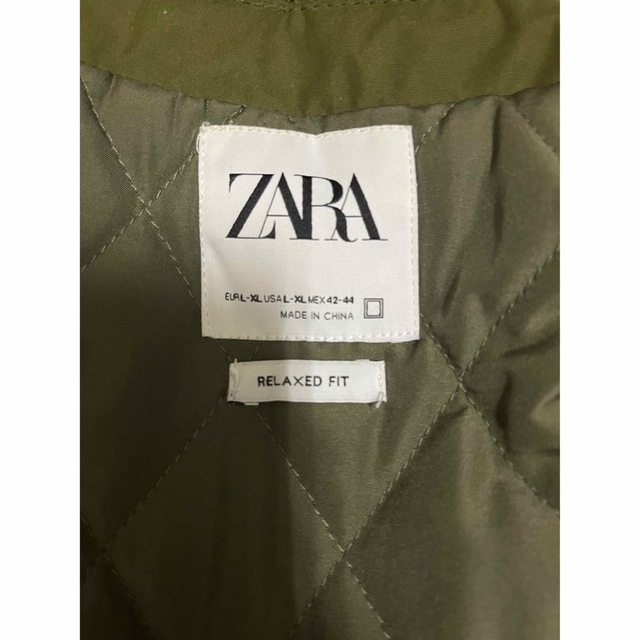 ZARA(ザラ)のZARA ミリタリージャケット　キルティングジャケット　メンズ メンズのジャケット/アウター(ミリタリージャケット)の商品写真