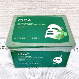 ネイチャーリパブリック(NATURE REPUBLIC)のCICA グリーンダーマ デイリーシートマスク パック30枚 (パック/フェイスマスク)