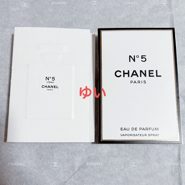 CHANEL(シャネル)のCHANELシャネルNo.5N°5香水サンプル試供品非売品N°5ロー香水サンプル コスメ/美容の香水(香水(女性用))の商品写真