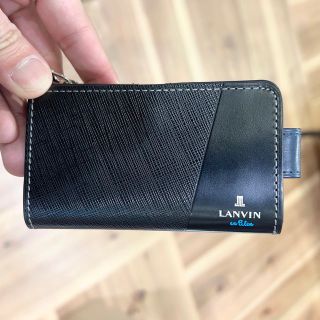 ランバンオンブルー(LANVIN en Bleu)のランバン/LANVIN “パーシャル” 小銭入れ兼用キーケース  黒(キーケース)