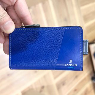 ランバンオンブルー(LANVIN en Bleu)のLANVIN/ランバン “パーシャル” 小銭入れ兼用キーケース　ブルー(コインケース/小銭入れ)