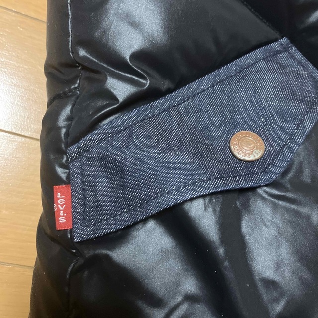 Levi's - リーバイス ダウンベスト デニム×ブラック Levi's - リーバイス ダウンベスト デニム×ブラック