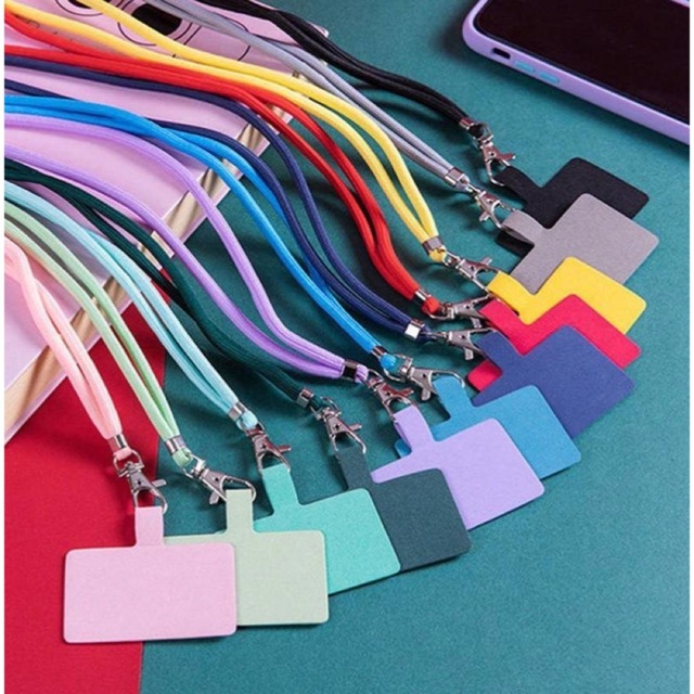 スマホストラップ カラー ネック ショルダー Android iPhone スマホ/家電/カメラのスマホアクセサリー(ネックストラップ)の商品写真