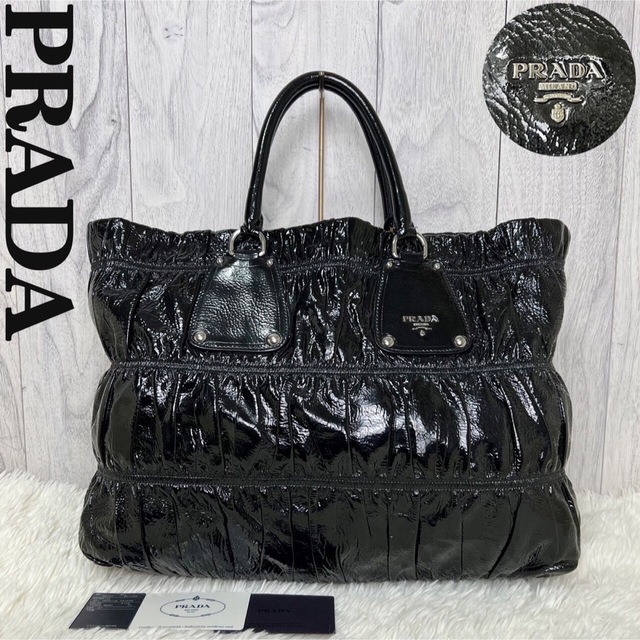 人気提案 PRADA - 希少♡美品♡ギャランティカード♡タグ付♡A4可