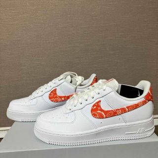 ナイキ(NIKE)のAir Force 1 Low '07 Orange Paisley 24.5(スニーカー)