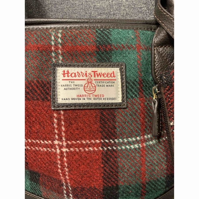 Harris Tweed(ハリスツイード)の【ハリスツイード】　チェック柄トートバッグ レディースのバッグ(トートバッグ)の商品写真
