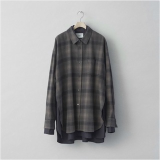 シュタイン(stein)のstein Oversized Layered Flannel Shirt(シャツ)