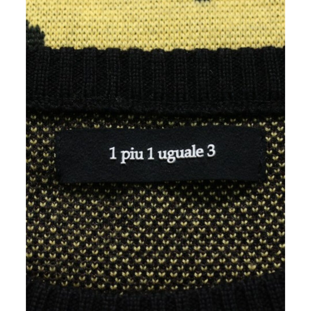 1piu1uguale3 ニット・セーター L 黄x黒x緑等(迷彩) 【古着】【中古】