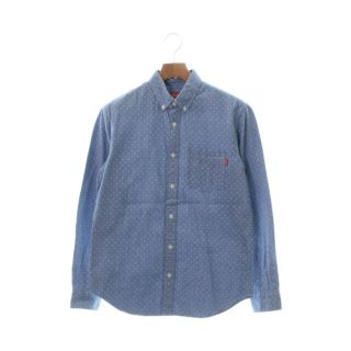 シュプリーム(Supreme)のSupreme シュプリーム カジュアルシャツ S 青系x白(ドット) 【古着】【中古】(シャツ)