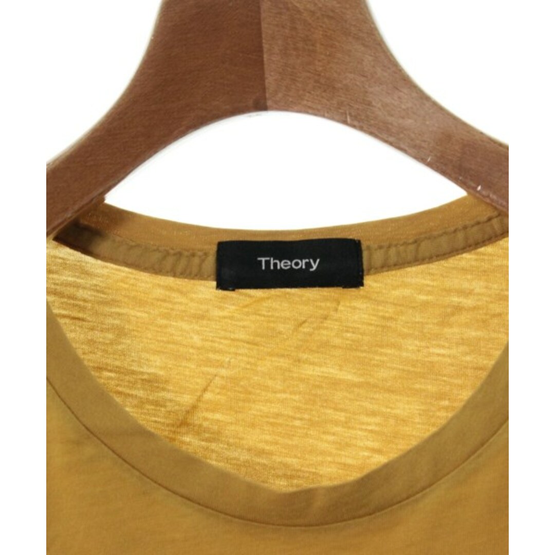 theory(セオリー)のTheory セオリー Tシャツ・カットソー XS マスタード 【古着】【中古】 メンズのトップス(Tシャツ/カットソー(半袖/袖なし))の商品写真