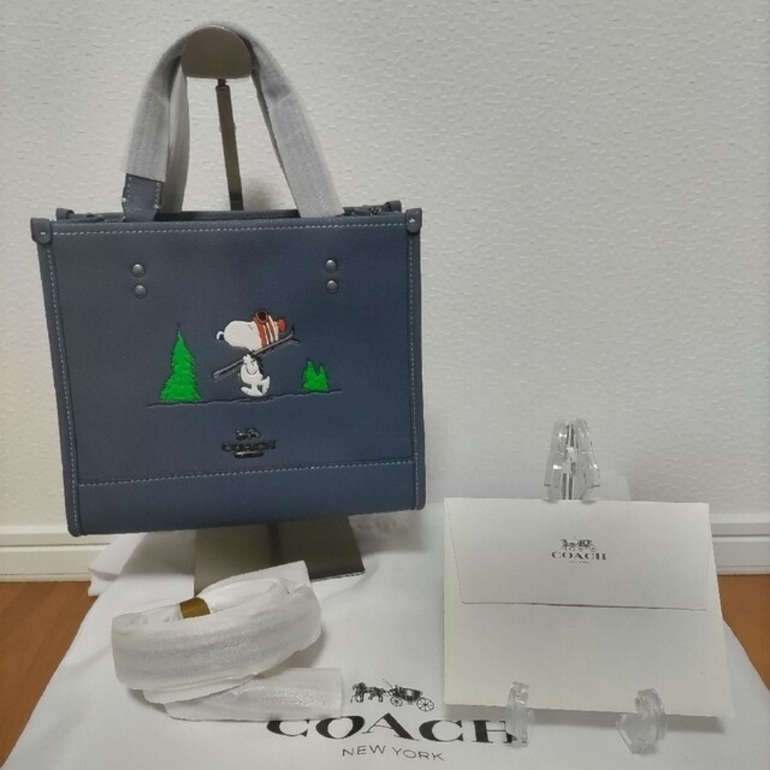 COACH - COACH コーチ デンプシー トート スヌーピー スキー コラボ