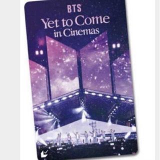 ＢＴＳムビチケ BTS Yet to Come in Cinemas(アイドルグッズ)