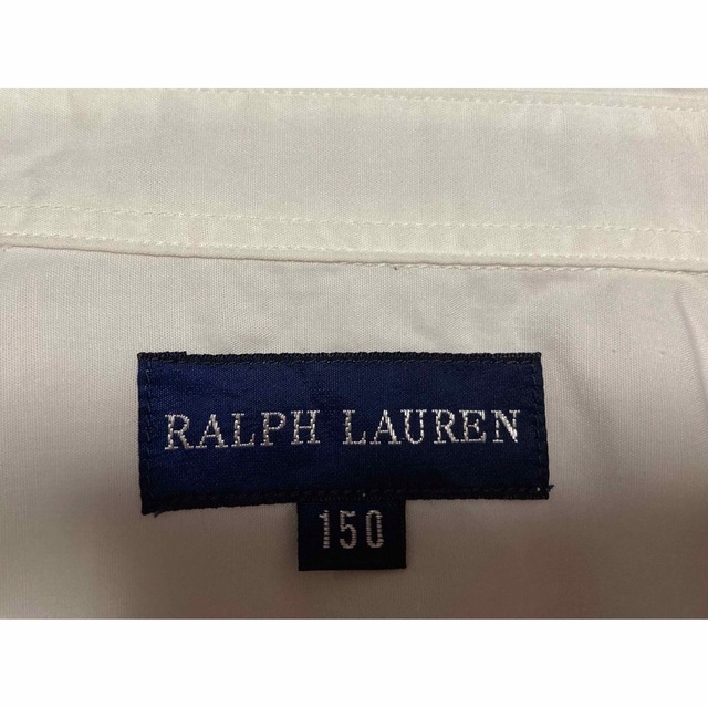 Ralph Lauren(ラルフローレン)のラルフローレン白色長袖シャツ　150 キッズ/ベビー/マタニティのキッズ服男の子用(90cm~)(ブラウス)の商品写真