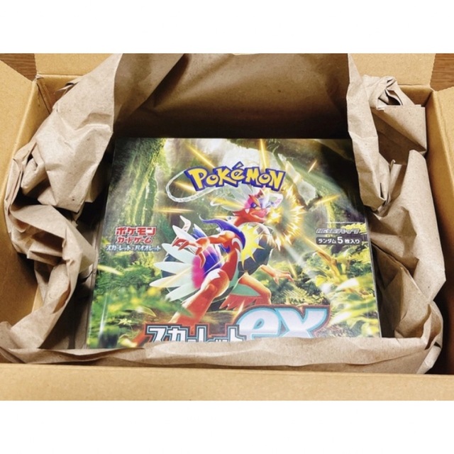 Box/デッキ/パックポケモンカード　スカーレットex 1ボックス　新品未開封　シュリンク付き