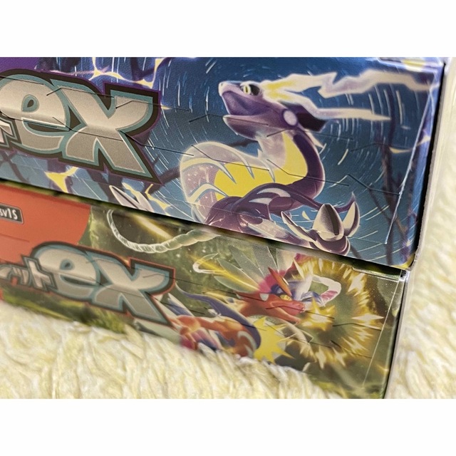 ポケモン(ポケモン)のポケモンカード　バイオレットexスカーレットex エンタメ/ホビーのトレーディングカード(Box/デッキ/パック)の商品写真