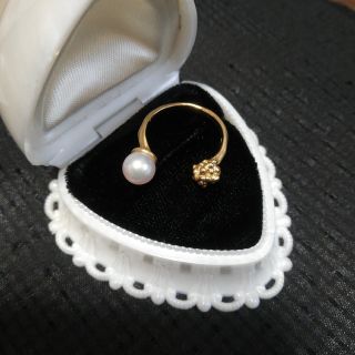 クアラントット Spuma あこやパール リング K18YG ncck.org