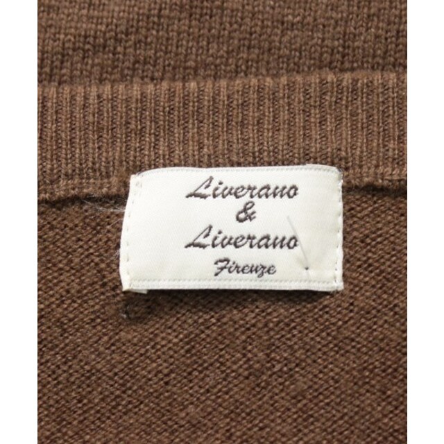 LIVERANO&LIVERANO ニット・セーター 48(L位) 茶