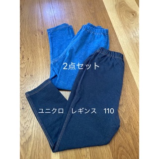 ユニクロ(UNIQLO)のユニクロ　レギンス　110 2点セット(パンツ/スパッツ)