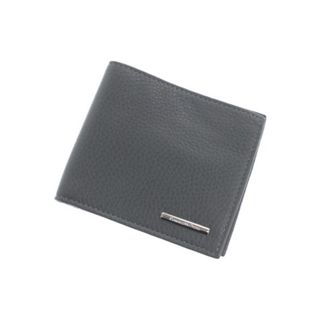 エルメネジルドゼニア(Ermenegildo Zegna)のErmenegildo Zegna ゼニア 財布・コインケース - グレー 【古着】【中古】(折り財布)