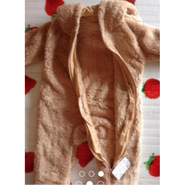 着ぐるみ　クマ キッズ/ベビー/マタニティのベビー服(~85cm)(カバーオール)の商品写真