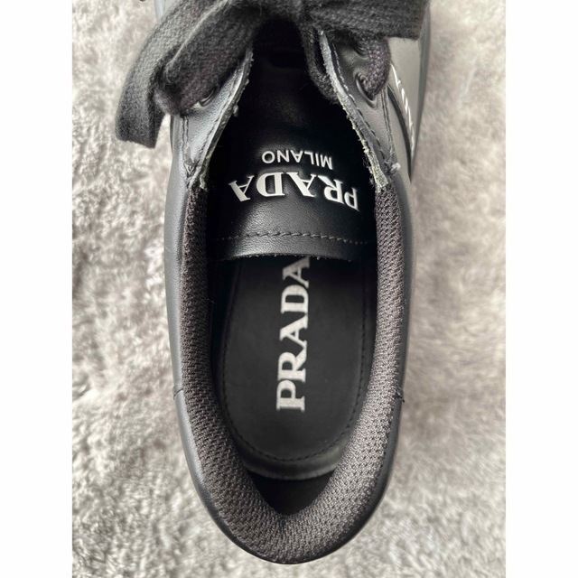 PRADA - PRADA レザースニーカー メンズの通販 by よーちゃん's PRADA - PRADA レザースニーカー メンズの通販 by よーちゃん's