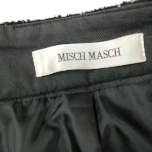 MISCH MASCH(ミッシュマッシュ)の日本製MISCHMASCHミッシュマッシュ膝丈スカートウールオフィスカジュアル レディースのスカート(ひざ丈スカート)の商品写真