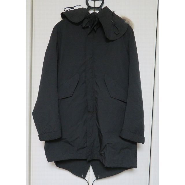 UNITED ARROWS(ユナイテッドアローズ)の■新品【ユナイテッドアローズ】極上モッズコート コヨーテ 黒 M ファーライナー メンズのジャケット/アウター(モッズコート)の商品写真