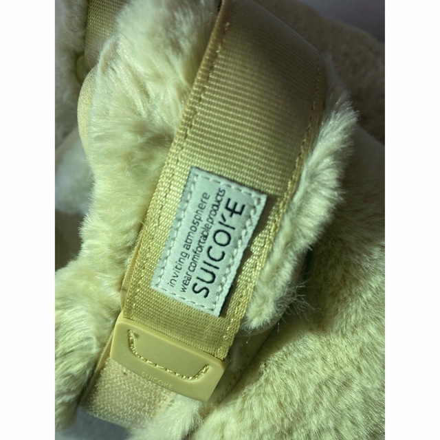 suicoke(スイコック)の新品 スイコック SUICOKE 2G別注 ファー サンダル BEIGE メンズの靴/シューズ(サンダル)の商品写真